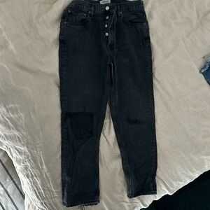 Great condition black AGOLDE Riley!